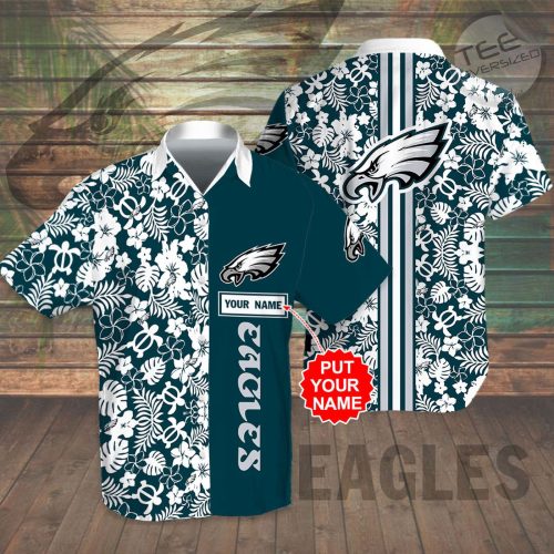 Philadelphia Eagles Hawaiian Shirt, Hawaiian Short 3D  NFL Clothes
