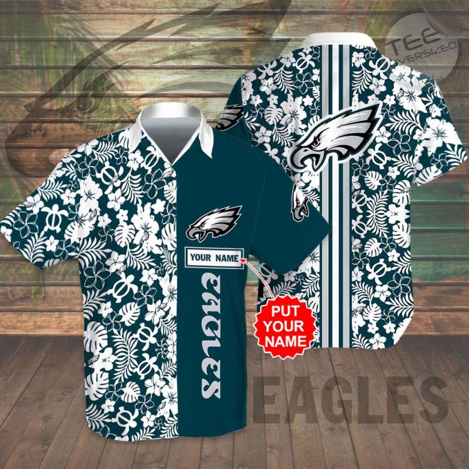 Philadelphia Eagles Hawaiian Shirt, Hawaiian Short 3D  NFL Clothes