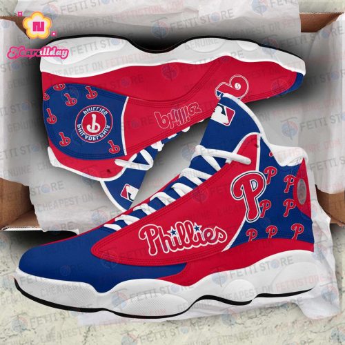 Philadelphia Phillies Air Jordan 13 Sneaker Custom For Fans  Unisex Shoes Gift