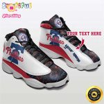 Philadelphia Phillies Air Jordan 13 Sneaker Custom For Fans  Unisex Shoes Gift