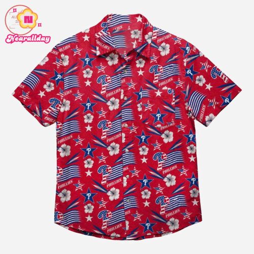 Philadelphia Phillies Americana Hawaiian Shirt – Official MLB Merchandise