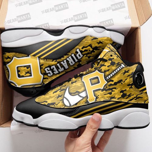 Pittsburgh Pirates Air Jordan 13 Sneaker Custom For Fans  Unisex Shoes Gift