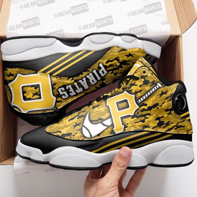 Pittsburgh Pirates Air Jordan 13 Sneaker Custom For Fans  Unisex Shoes Gift