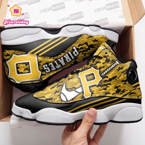 Pittsburgh Pirates Air Jordan 13 Sneaker Custom For Fans  Unisex Shoes Gift