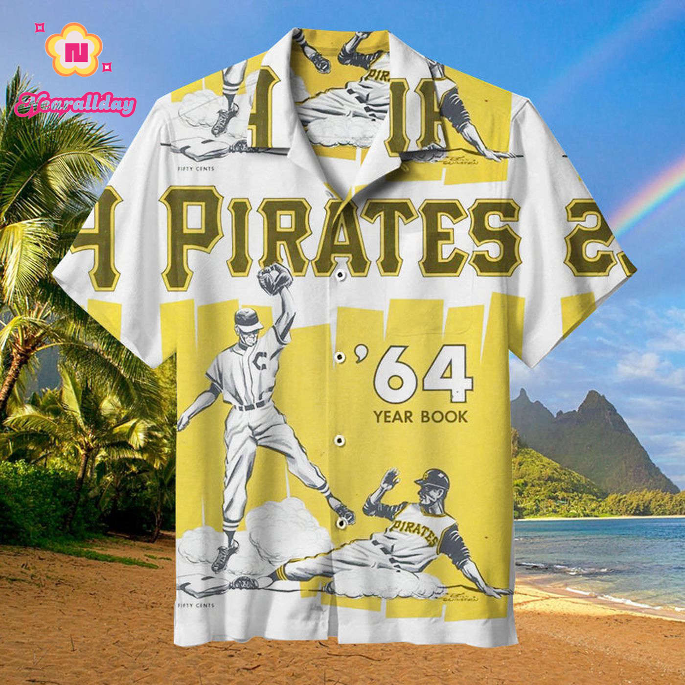 Pittsburgh Pirates Hawaiian Shirt: Official MLB Merchandise for Fans Pittsburgh Pirates Hawaiian Shirt: Official MLB Merchandise for Fans