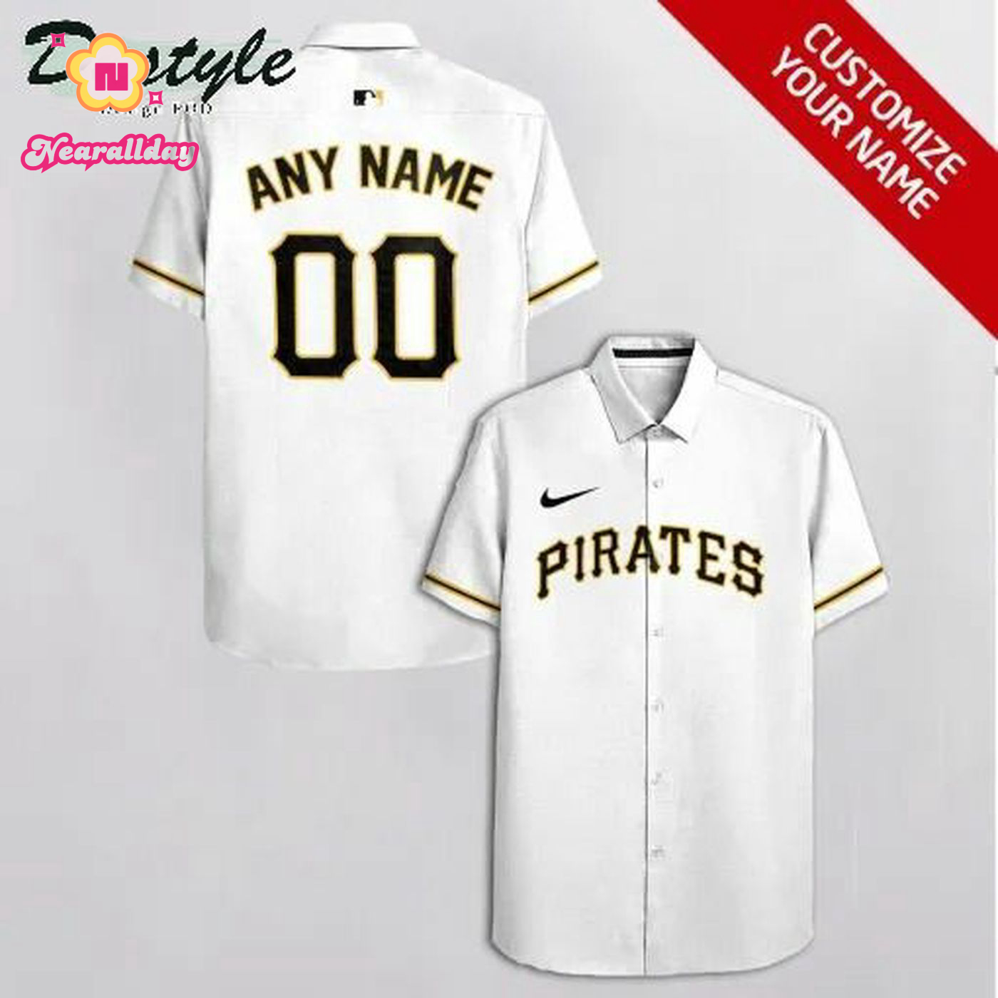Pittsburgh Pirates Custom White Hawaiian Shirt – Personalized MLB Fan Gear Pittsburgh Pirates Custom White Hawaiian Shirt – Personalized MLB Fan Gear