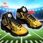 Pittsburgh Steelers Custom Name Air Jordan 13 Sneakers BG176