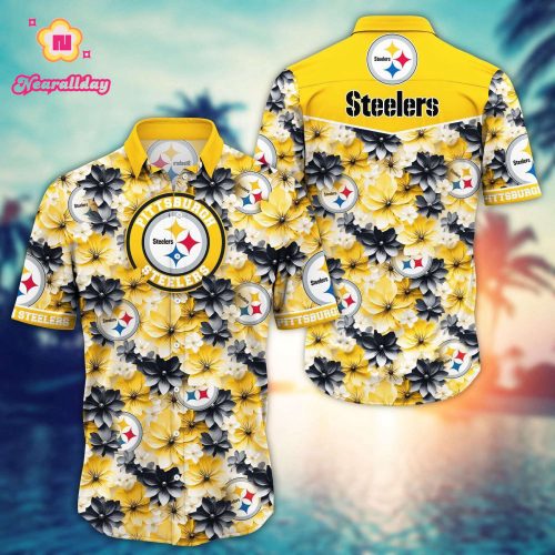 Pittsburgh Steelers Hawaiian Shirt Trending Summer. Gift For Fan Gift
