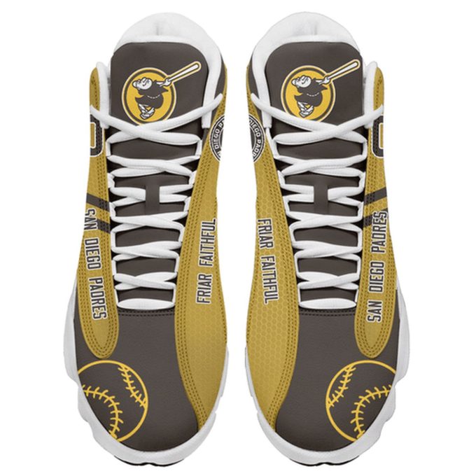 San Diego Padres Air Jordan 13 Sneakers 991- Unisex Shoes Gift