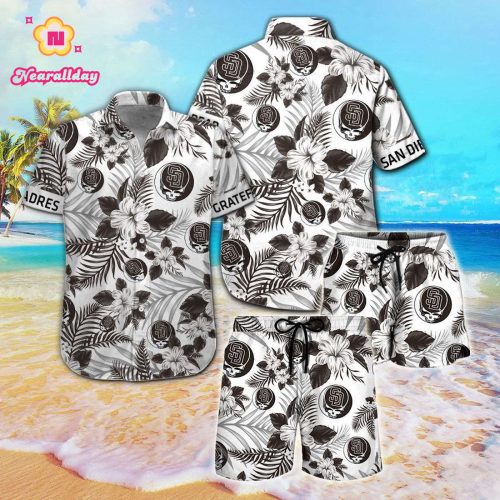 San Diego Padres Grateful Dead Hawaiian Shirt – Official MLB Merchandise