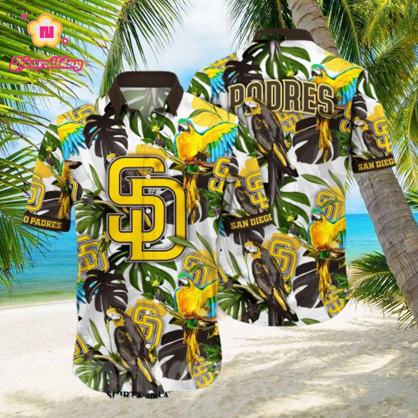 San Diego Padres Hawaiian Shirt: Authentic MLB Gear for Fans San Diego Padres Hawaiian Shirt: Authentic MLB Gear for Fans
