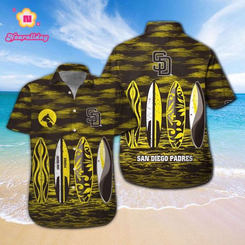 San Diego Padres Hawaiian Shirt #9 – Official MLB Merchandise