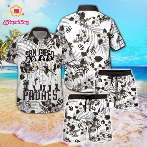San Diego Padres & Kiss Hawaiian Shirt – Official MLB Merchandise