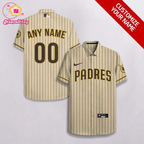 Custom San Diego Padres Hawaiian Shirt - Personalized MLB Fan Apparel