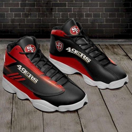 San Francisco 49ers Air Jordan 13 Custom Sneakers V1 For Men Women