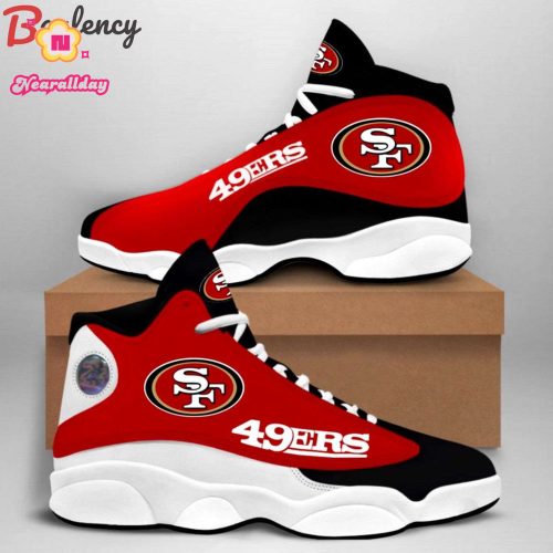 San Francisco 49ers Air Jordan 13 Sneaker Custom For Fans Gift