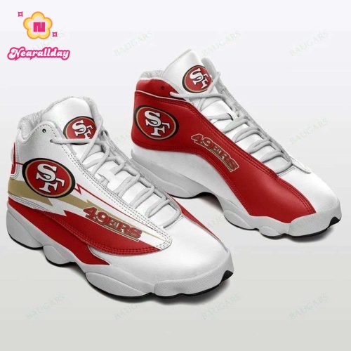 San Francisco 49ers Air Jordan 13 Sneaker Custom For Fans Gift