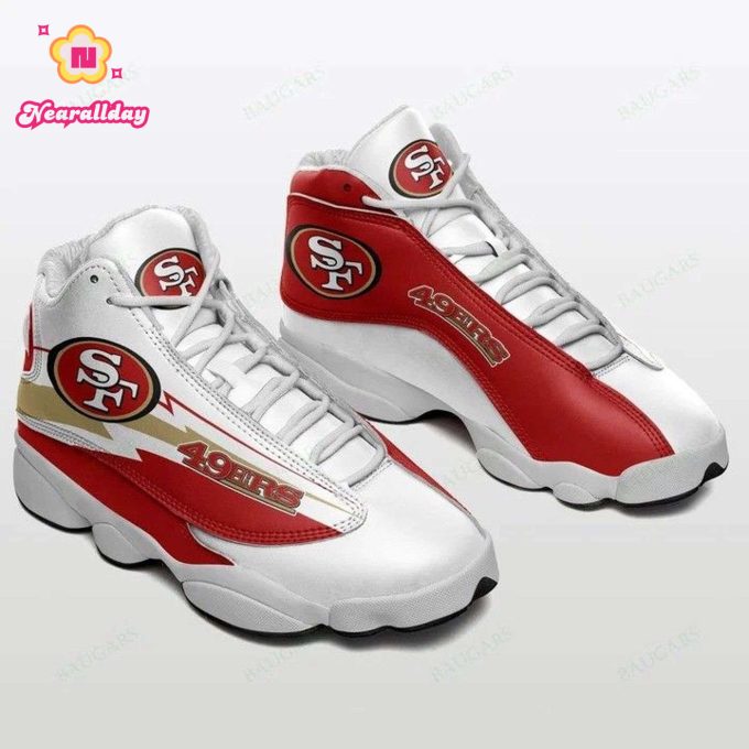 San Francisco 49ers Air Jordan 13 Sneaker Custom For Fans Gift