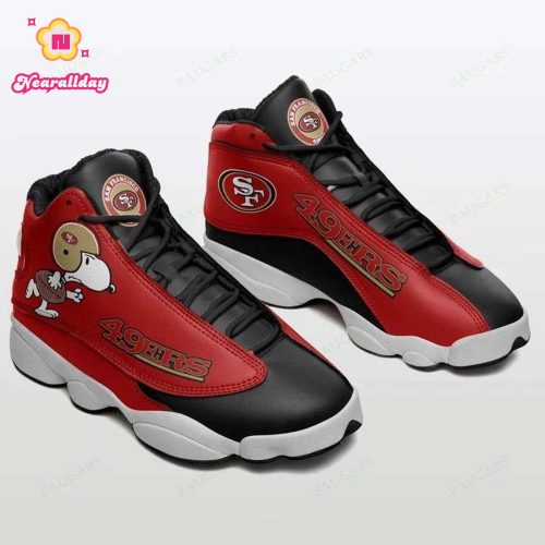 San Francisco 49ers Air Jordan 13 Sneaker Custom For Fans Gift