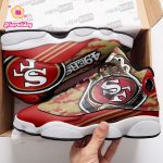 San Francisco 49ers Air Jordan 13 Sneaker Custom For Fans Gift