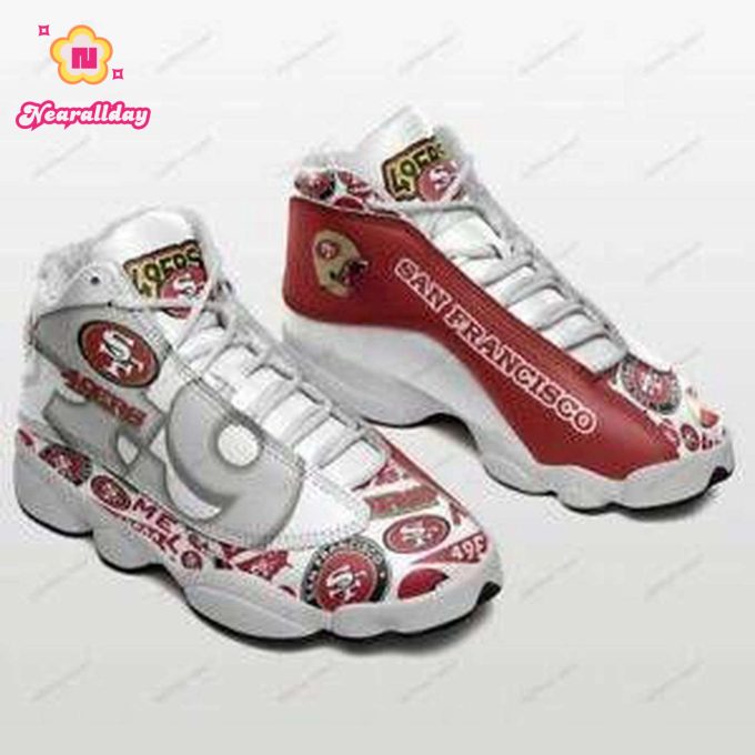 San Francisco 49Ers Air Jordan 13 Sneaker Custom For Fans Gift