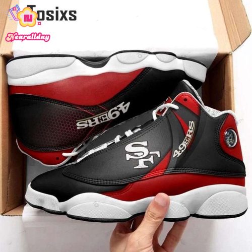 San Francisco 49Ers Air Jordan 13 Sneaker Custom For Fans Gift