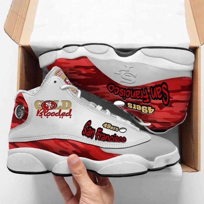 San Francisco 49Ers Air Jordan 13 Sneaker Custom For Fans Gift