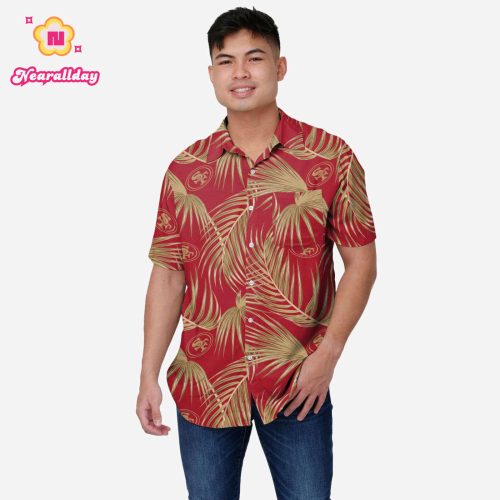San Francisco 49ers Hawaiian Button Up Shirt