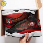 San Francisco 49ers J13 Sneakers Jordan 13 Shoes for Football Fan