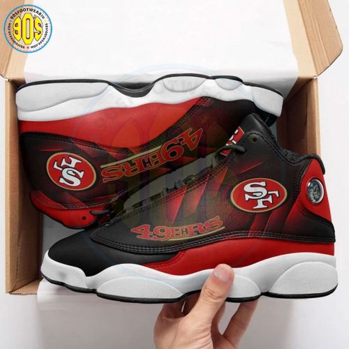 San Francisco 49ers J13 Sneakers Jordan 13 Shoes for Football Fan