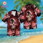 San Francisco 49ers Skull Hawaiian Shirt Gift for Men Women #2
