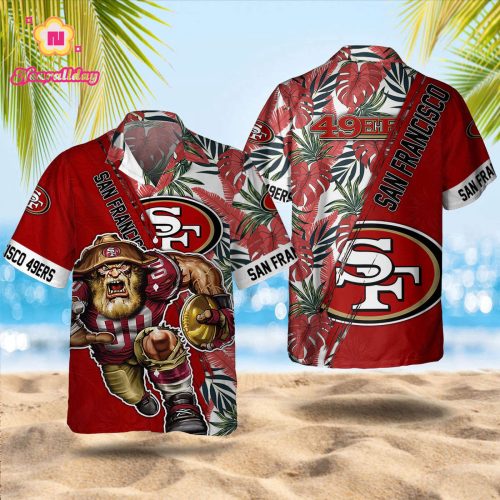 San Francisco 49ers Summer Hawaiian Shirt