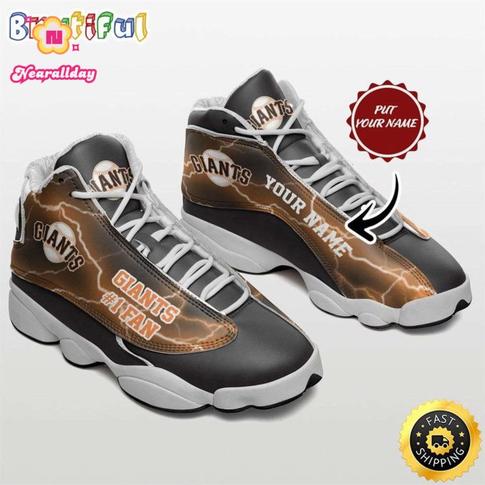 San Francisco Giants Air Jordan 13 Sneaker Custom For Fans  Unisex Shoes Gift