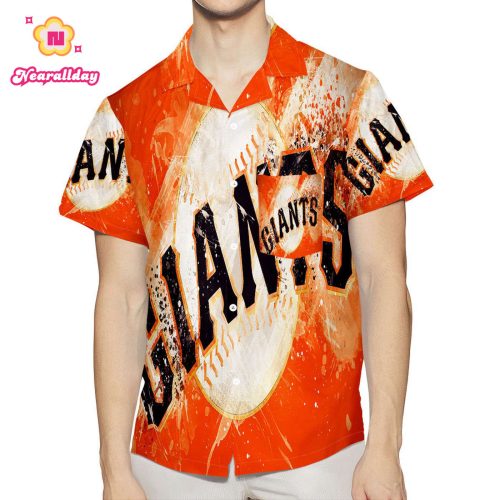 San Francisco Giants 3D All Over Print Hawaiian Shirt - Summer Beach Style