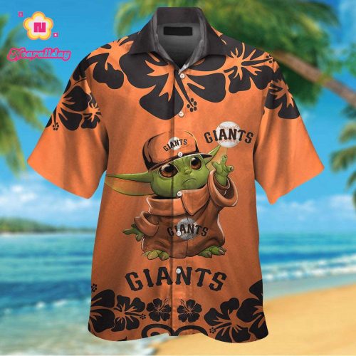 San Francisco Giants Baby Yoda Hawaiian Shirt #2: Official MLB Fan Gear