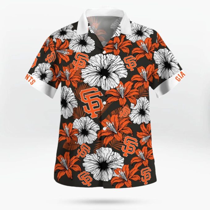 San Francisco Giants Tropical Floral Aloha Hawaiian Shirt – Official MLB Merchandise