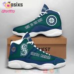 Seattle Mariners Air Jordan 13 Sneaker Custom For Fans  Unisex Shoes Gift