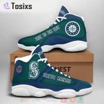 Seattle Mariners Air Jordan 13 Sneaker Custom For Fans  Unisex Shoes Gift