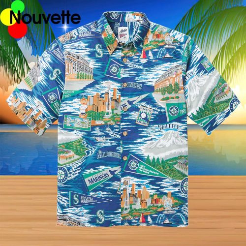 Seattle Mariners Hawaiian Shirt – Scenic Views and Style Official MLB Merchandise