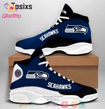 Seattle Seahawks Air Jordan 13 Sneaker Custom For Fans Gift