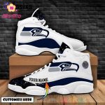 Seattle Seahawks Air Jordan 13 Sneaker Custom For Fans Gift