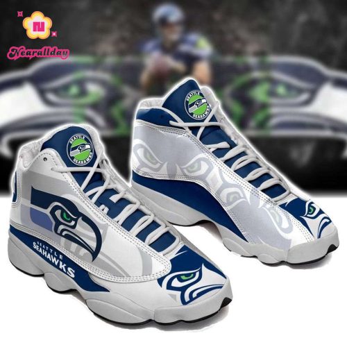 Seattle Seahawks Air Jordan 13 Sneaker Custom For Fans Gift