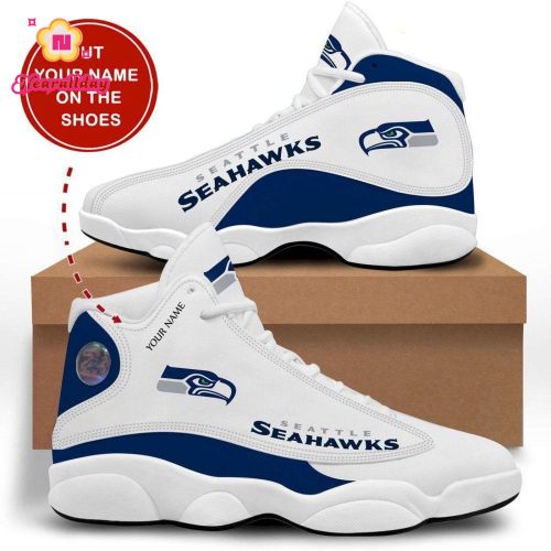 Seattle Seahawks Air Jordan 13 Sneaker Custom For Fans Gift