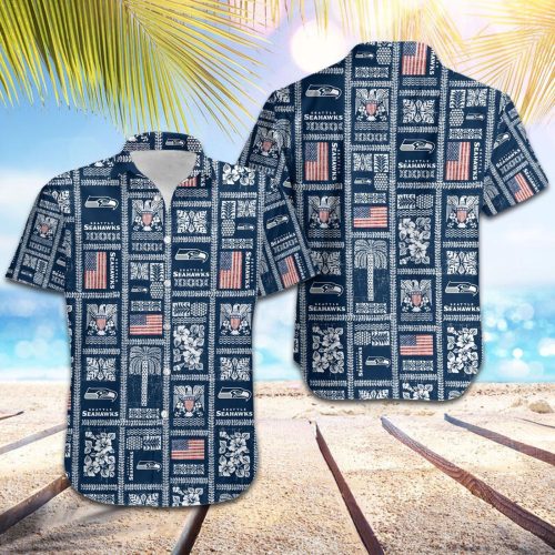 Seattle Seahawks Hawaiian Shirt
