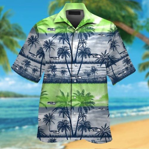Seattle Seahawks Hawaiian Shirt Gift for Men Women #3