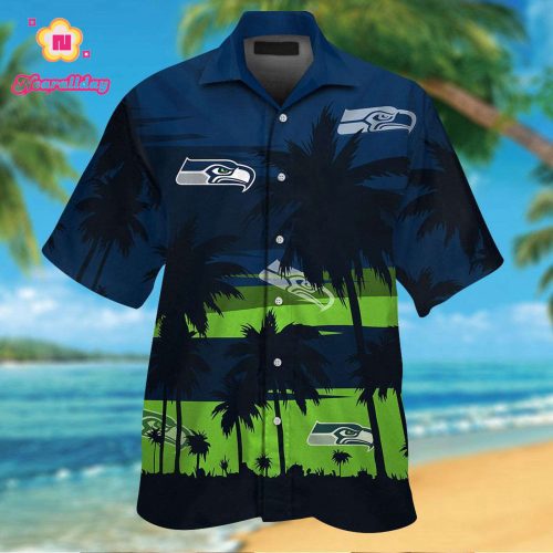 Seattle Seahawks Hawaiian Shirt Gift for Men Women #4