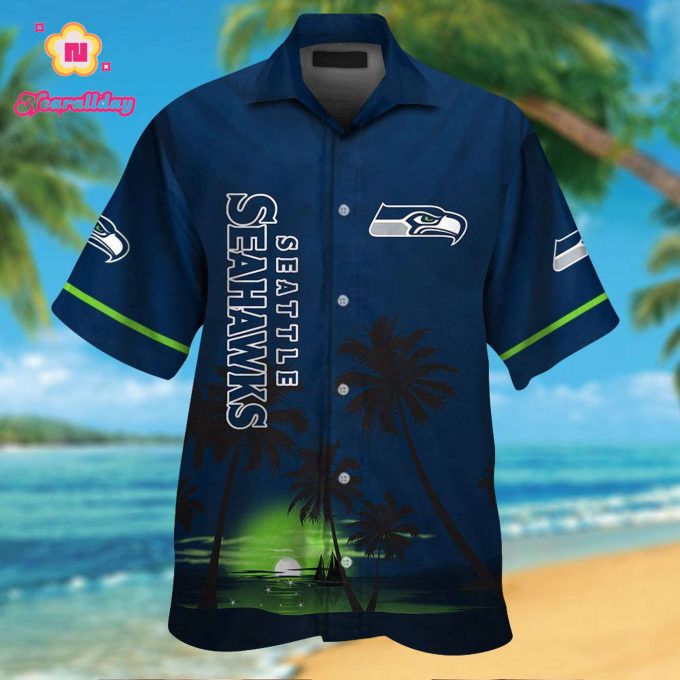 Seattle Seahawks Hawaiian Shirt Gift for Men Women #5