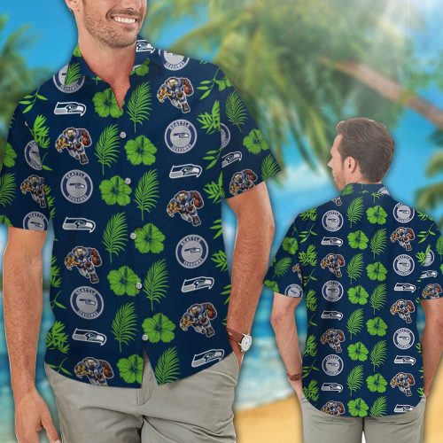 Seattle Seahawks Hawaiian Shirt Gift for Men Women #6
