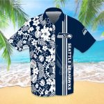 Seattle Seahawks Hawaiian Shirt, Hawaiian Short 3D  NFL Clothes