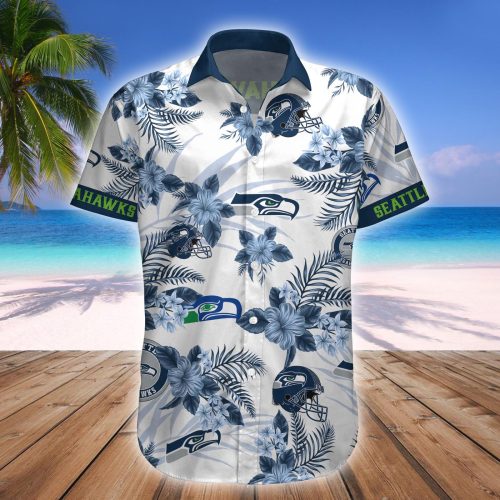Seattle seahawksNFL Floral Hawaii Shirt Gift